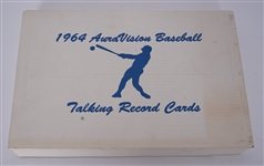 1964 AuraVision Baseball Talking Record Cards Full Set