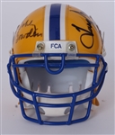 Bobby Bowden & Terry Bowden Autographed FCA Mini Helmet JSA