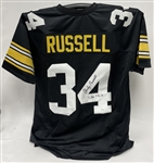 Andy Russell Autographed & Inscribed Pittsburgh Steelers Replica Jersey JSA