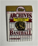 1953 Topps Archives Unopened Pack w/ Mickey Mantle