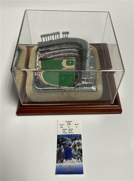 Wrigley Field Stadium Model in Collector Case LE #1460/4750