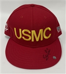 Steve Liddle 2006 Minnesota Twins Game Used & Autographed USMC Hat MLB