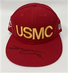 Carlos Gomez 2008 Minnesota Twins Game Used & Autographed USMC Hat MLB