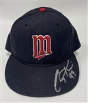 Corey Koskie Minnesota Twins Game Used & Autographed Hat Beckett