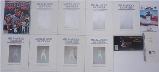 Miscellaneous Baseball Media Guides & Yearbooks