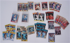 Collection of Kirby Puckett, Pete Rose, George Brett, & Miscellaneous Twins Baseball Cards