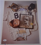 Don Larsen Autographed & Inscribed New York Yankees 11x14 Photo JSA