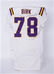 Matt Birk 2002 Minnesota Vikings Game Used Jersey w/ Team Repairs