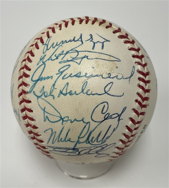 1996 Philadelphia Phillies Team Signed Baseball Beckett LOA
