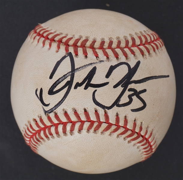 Frank Thomas Game Used & Autographed OAL Baseball Beckett