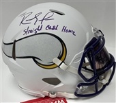 Randy Moss Autographed & Inscribed Minnesota Vikings Full Size Authentic Helmet w/ Custom Visor Beckett
