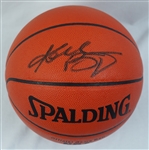 Kobe Bryant Autographed Official David Stern NBA Leather Basketball Signed on July 9th, 2001 w/ PSA/DNA & Beckett LOAs