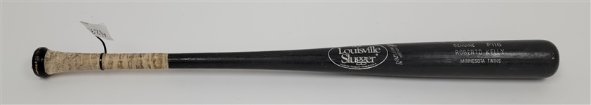 Roberto Kelly Minnesota Twins Game Used Bat