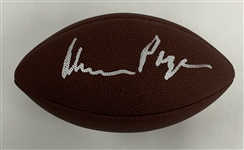 Alan Page Autographed "The Duke" NFL 100 Football Beckett