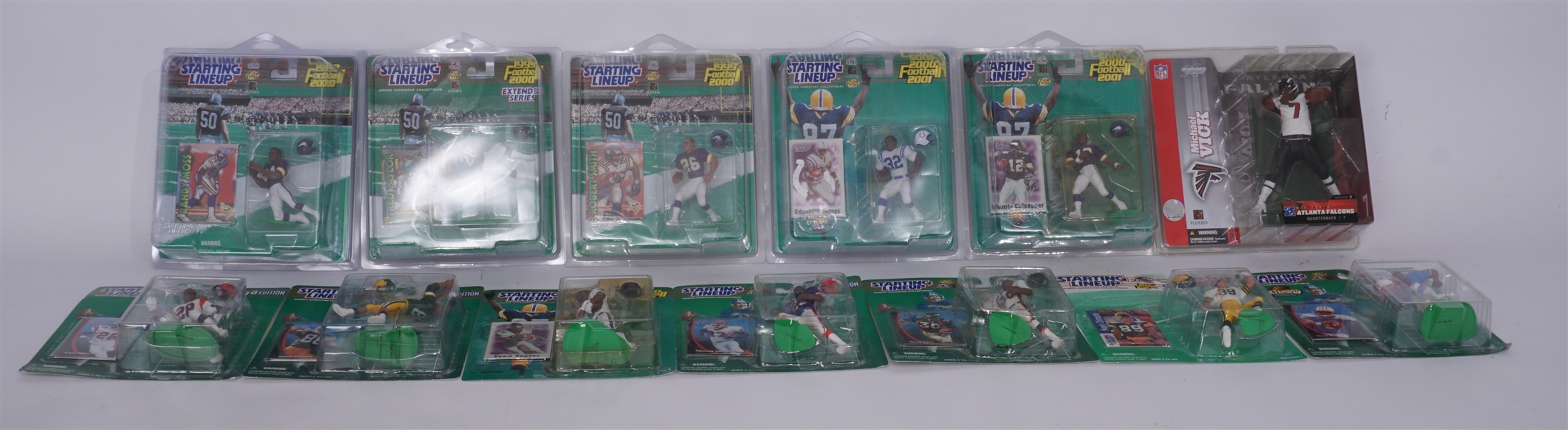 Lot of 13 NFL Starting Lineup Figures