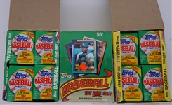 Lot of 3 1987 & 1990 Topps Baseball Card Sets