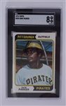 Dave Parker 1974 Topps #252 Rookie Card SGC NM-MT 8