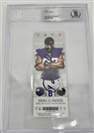 Adam Thielen Autographed & Slabbed Authentic Ticket From First NFL TD Beckett