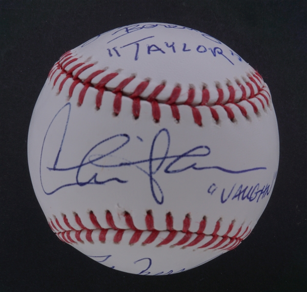 "Major League" Cast Autographed OML Baseball PSA/DNA LOA