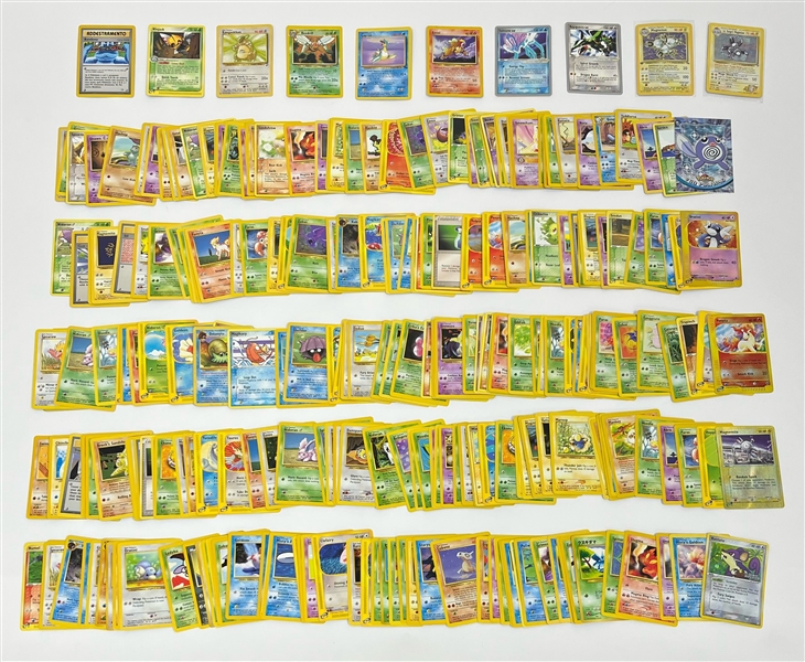 Collection of 10 Rare Cards & Over 150 Common Pokemon Cards