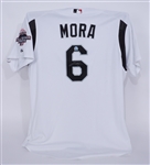 Melvin Mora 2003 Game Issued & Autographed A.L. All-Star BP Jersey MLB