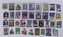 Collection of NFL Running Backs Rookie Cards w/ Jamaal Charles 2008 Topps Chrome Gold Refractors #TC185