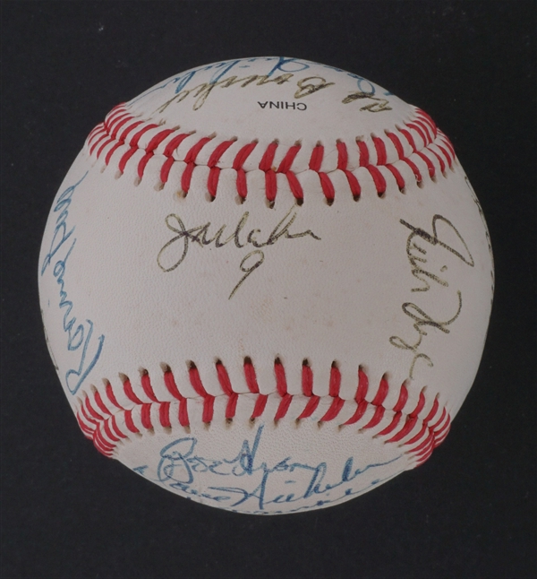 Chicago Sports Greats Multi-Signed Baseball - 17 Signatures w/ Jim McMahon Beckett LOA