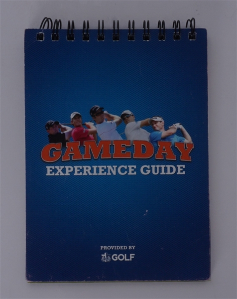 Small Golf Notebook w/ 27 Autographs