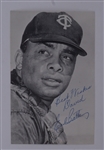 Earl Battey Autographed & Inscribed General Mills Photo