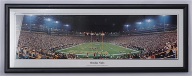 Green Bay Packers Monday Night Football Framed Panoramic Photo