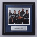 Minnesota Timberwolves 2014-15 Coaching Staff Autographed & Framed 8x10 Photo w/ Flip Saunders
