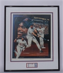 Dave Winfield Autographed & Framed 3,000th Hit Terrence Fogarty Print LE #58/493 Beckett LOA