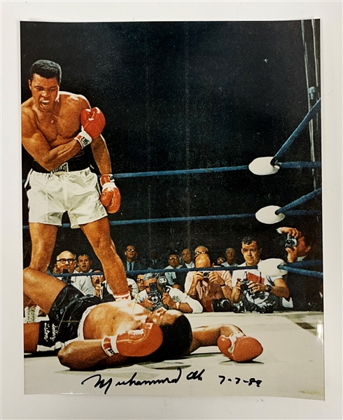 Muhammad Ali Autographed & Inscribed 8x10 Photo Beckett