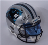 Christian McCaffrey Autographed Carolina Panthers Full Size Authentic Helmet Beckett