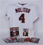 Paul Molitor Lot w/ Autographed Jersey, Photo, Magazine, & More