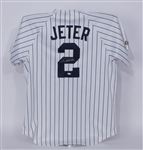 Derek Jeter Autographed New York Yankees Jersey Steiner