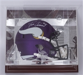 Kirk Cousins Autographed Minnesota Vikings Full Size Replica Helmet w/ Plastic Case