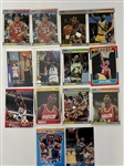 Lot of 14 Basketball Cards w/ Olajuwon, Ewing, Barkley, Malone, & Shaq Rookie