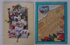 Lot of 2 World Series & Pro Bowl Official Game Programs