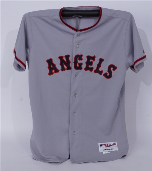 Mike Trout 2015 Los Angeles Angels Team Issued Jersey MLB