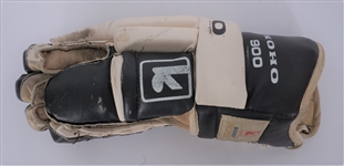 Mario Lemieux 1980s Game Used Hockey Glove