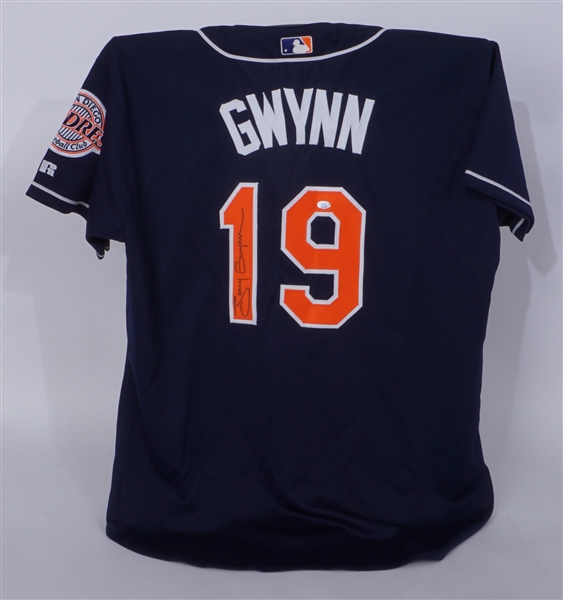 Tony Gwynn 2000 San Diego Padres Game Used & Autographed Jersey w/ Sports Investors LOA & Beckett