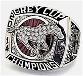 2014 Calgary Stampeders “Grey Cup” CFL Champions 10K White Gold & Diamond Player’s Ring