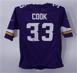 Dalvin Cook Autographed Authentic Minnesota Vikings Jersey JSA