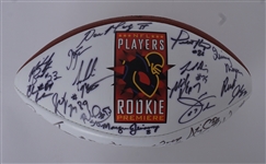 2001 NFL Rookies Autographed Football w/ Brees, Tomlinson, Vick, Wayne Beckett LOA