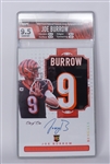 Joe Burrow Autographed 24x44 2020 Panini National Treasures Jersey #JB-001 HGA 9.5 Replica Card RARE 1 of 1