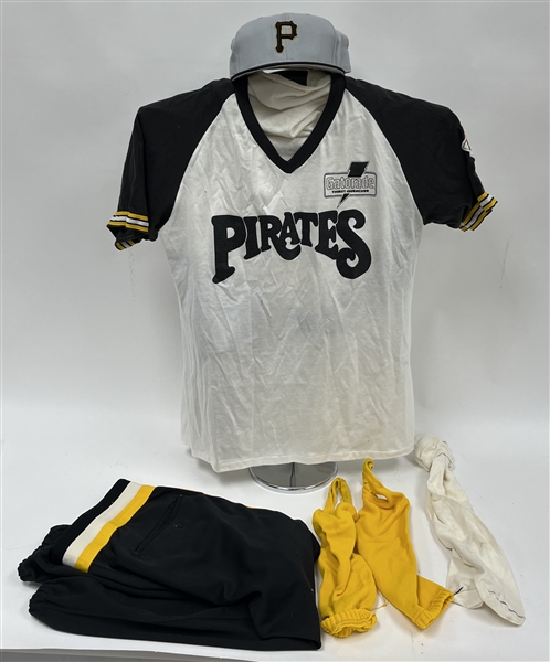 Frank Thomas Mid 1990s Pittsburgh Pirates Game Used Old Timers Full Uniform