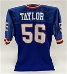Lawrence Taylor 1992 New York Giants Game Used Jersey w/ Dave Miedema LOA
