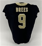 Drew Brees 2017-18 New Orleans Saints Game Used Jersey w/ Dave Miedema LOA