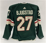 Nick Bjugstad 2020-21 Minnesota Wild Game Used & Autographed Jersey